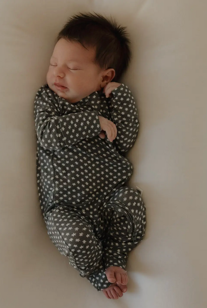 Green Floral Bamboo Onesie