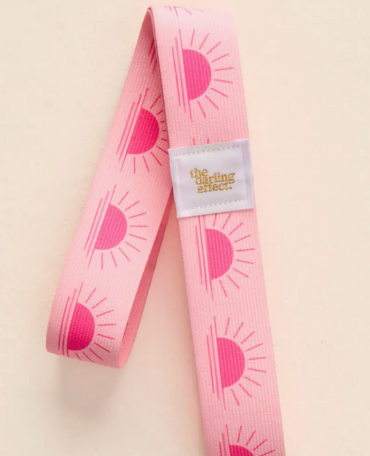 Stay Put Towel Band Pink Sunshine
