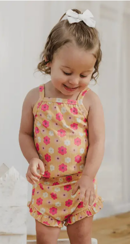 Luna Tank + Floral Shorts Set