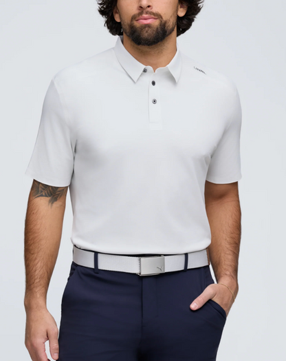 UNRL Pique White Polo