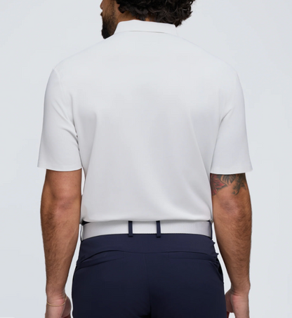 UNRL Pique White Polo