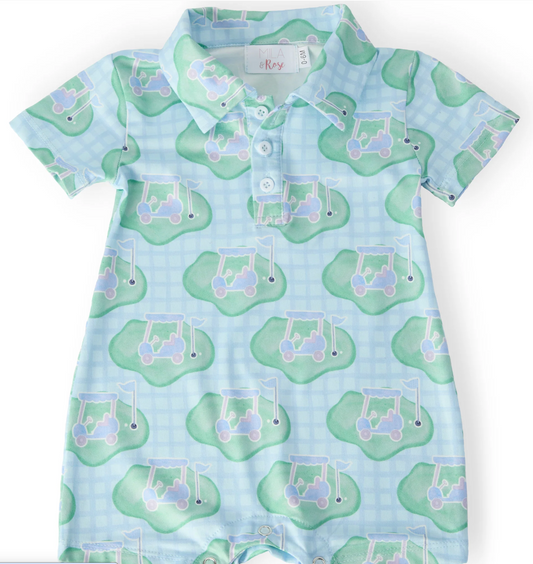 Golf Polo Boys Romper