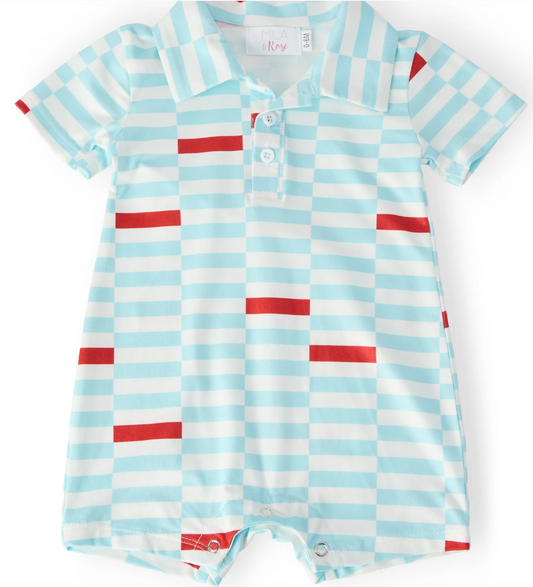 Block Party Polo Romper