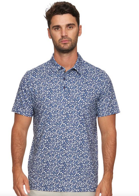 Flag + Anthem Navy Cobbtown Polo