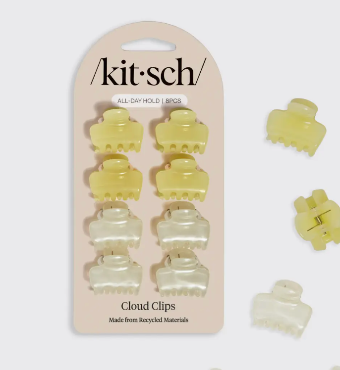 Kitsch Mini Butter Yellow Clips