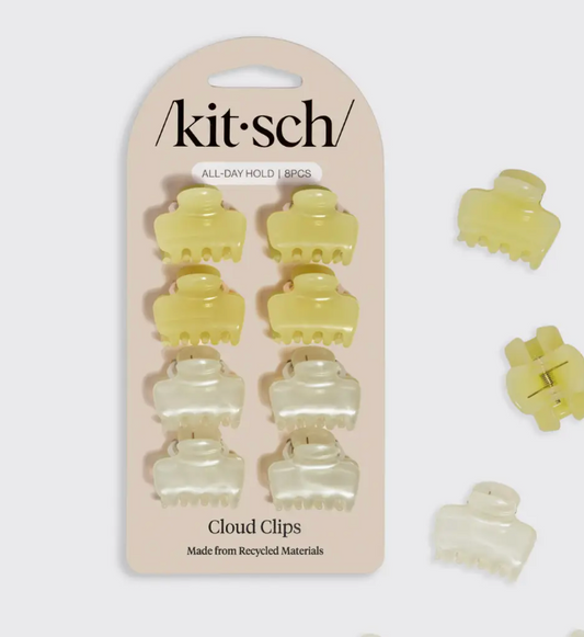 Kitsch Mini Butter Yellow Clips