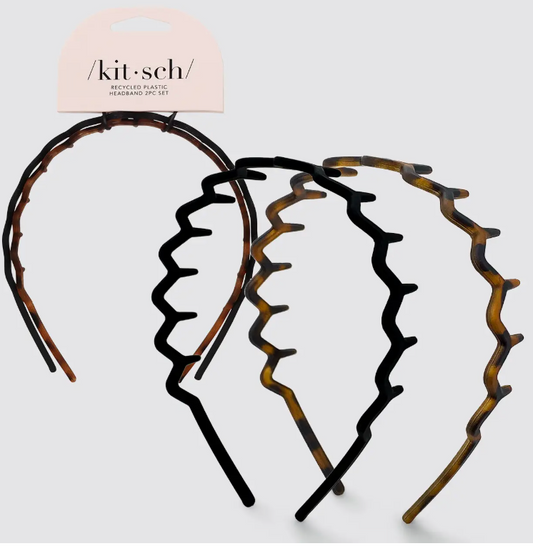 Kitsch 2 PK Zip Zag Headband