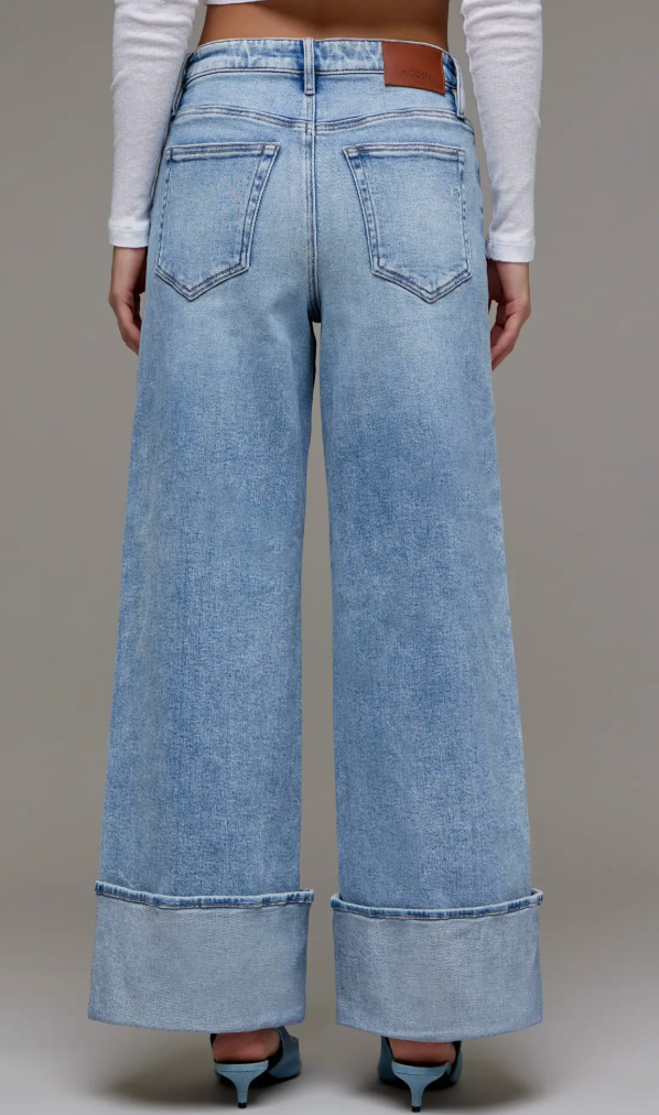 Hidden Nori Wide Leg Cuff Jeans