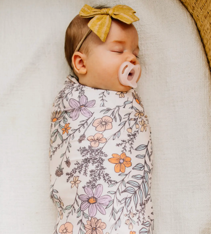 Copper Pearl Flora Swaddle Blnaket