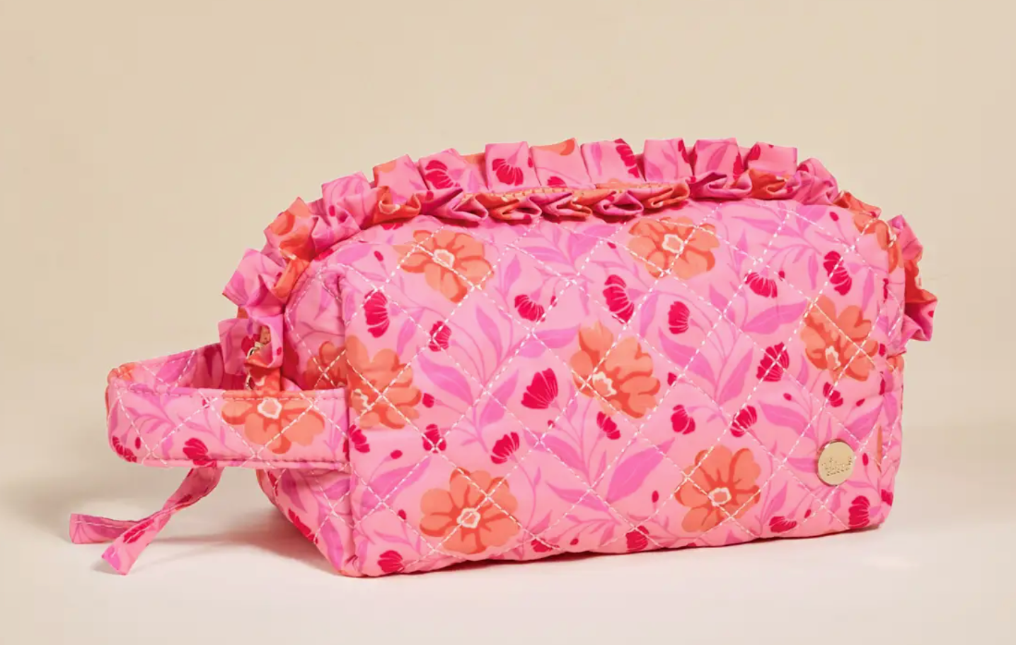 Poppin Petals Small Cosmetic Bag