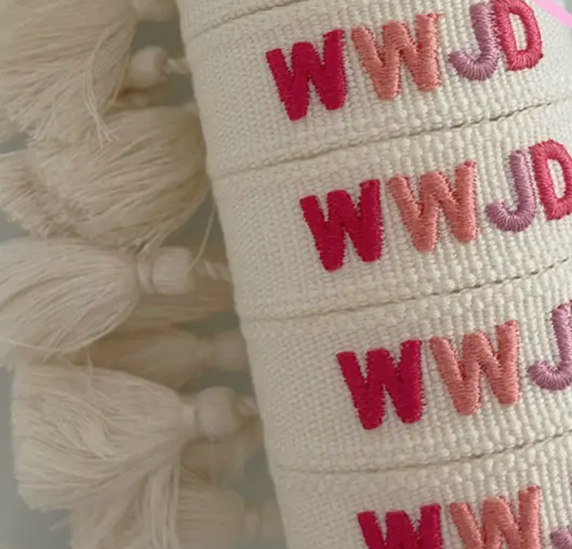 WWJD Canvas Bracelet