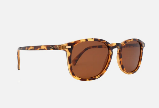 KOHV Bean Tortoise Brown Sunglasses