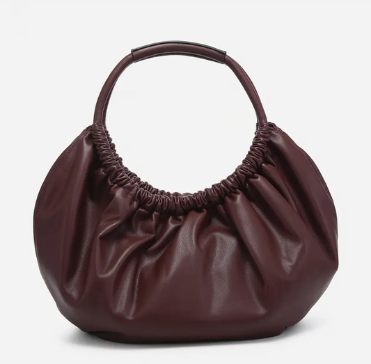 Lena Merlot Shoulder Bag