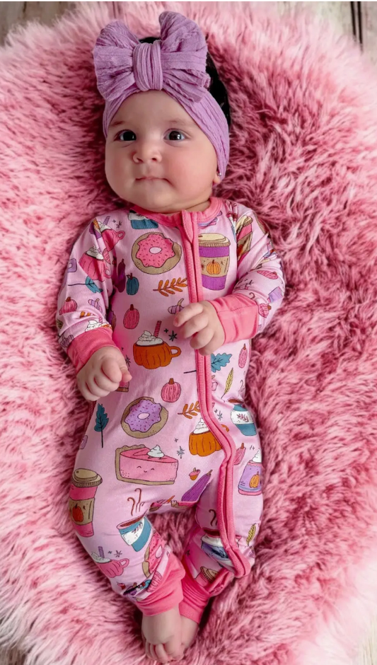 Spearmint Love PSL Bamboo Onsie
