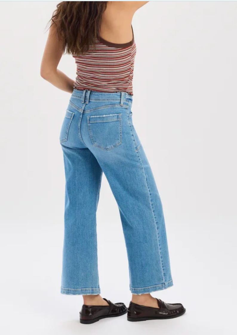 Daze Valley Girl Patch Pocket Jeans
