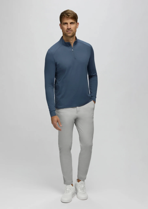 UNRL Highlands Quarterzip Nordic Blue
