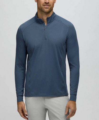 UNRL Highlands Quarterzip Nordic Blue