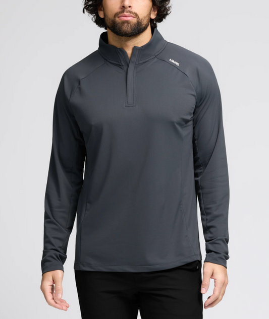 UNRL Interlock Quarterzip Asphalt