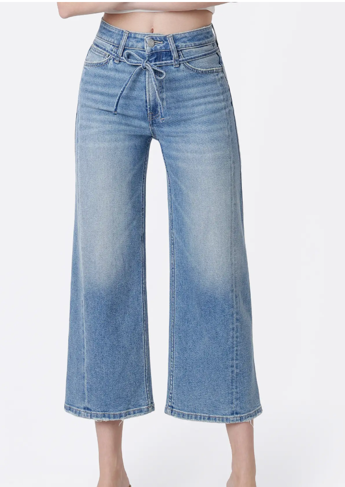 Vervet Super High Rise Crop Jeans