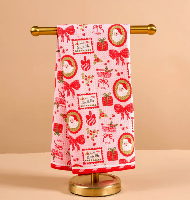 Mistletoe Magic Tea Towel