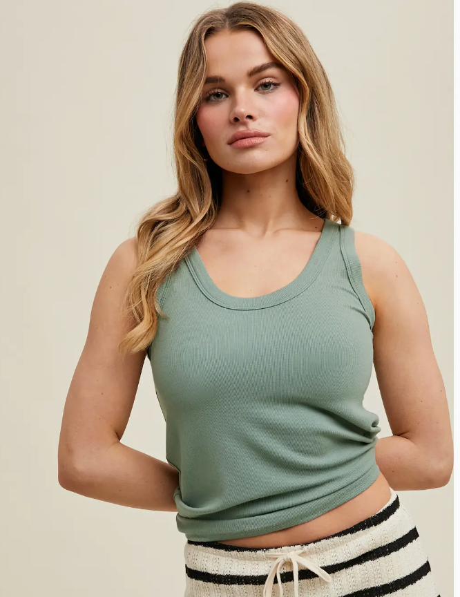 Basic Scoop Neck Tank