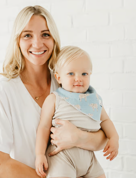 Copper Pearl Peanut Bib