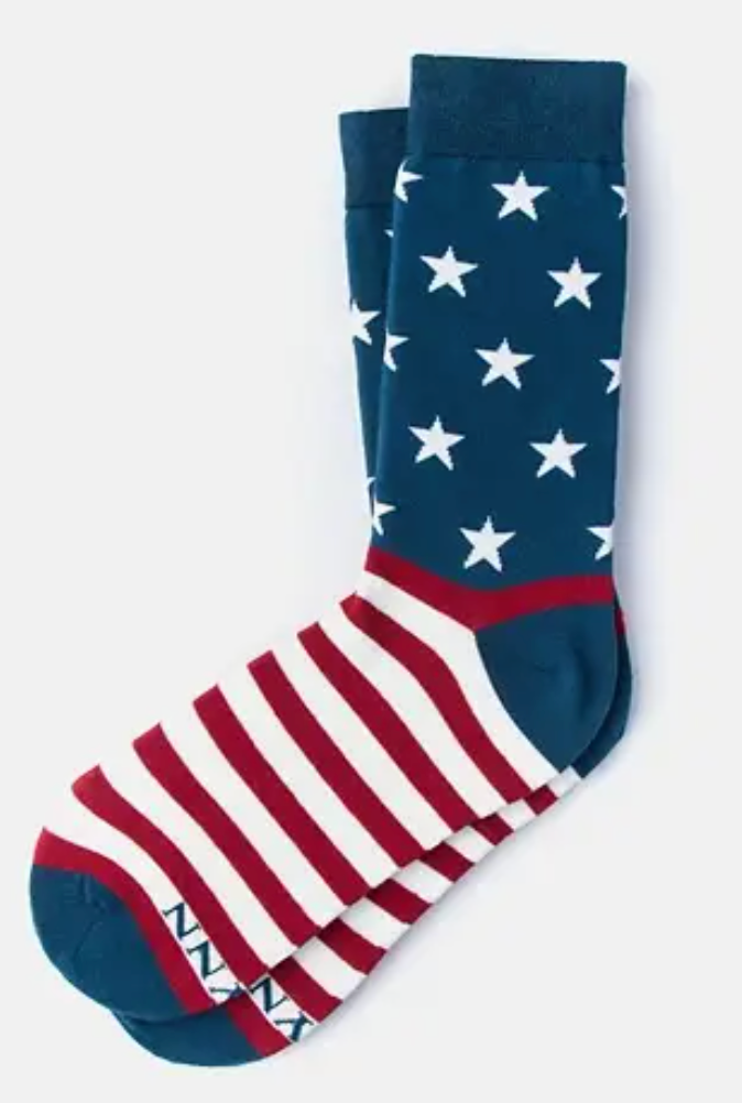 Mens Fun Dress Socks Flag Mens Fun Dress Socks Flag