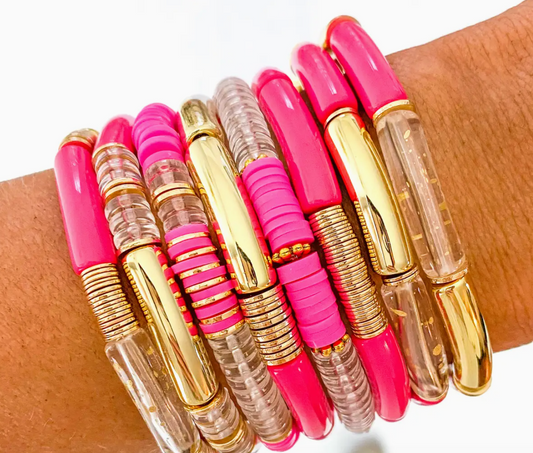 Tube Bamboo Bracelet Asst Color