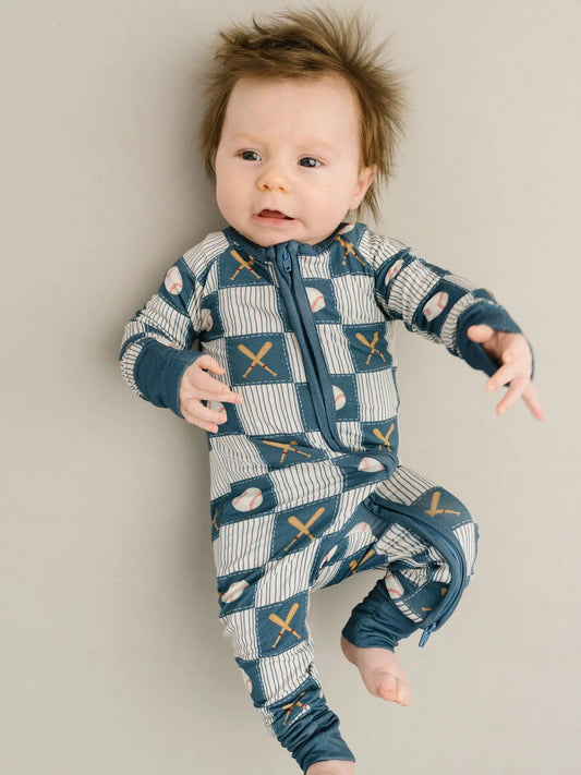 Baseball Bamboo Onesie